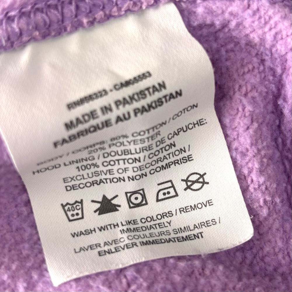Nike Unisex Purple w/ Blue Nike Swoosh Midweight Double Lined Hood Hoodie (S) - Picture 5 of 13